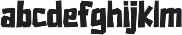 Quick Dog Regular otf (400) Font LOWERCASE