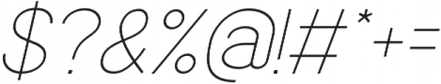 Quick-Light-Italic otf (300) Font OTHER CHARS