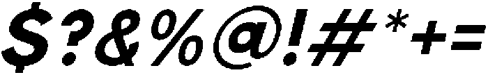 Quick Mind Italic otf (400) Font OTHER CHARS