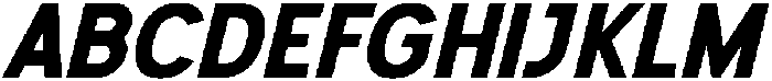 Quick Mind Italic otf (400) Font UPPERCASE