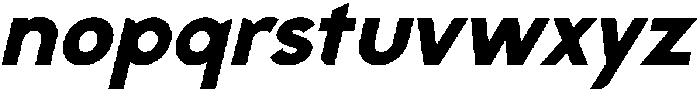 Quick Mind Italic otf (400) Font LOWERCASE