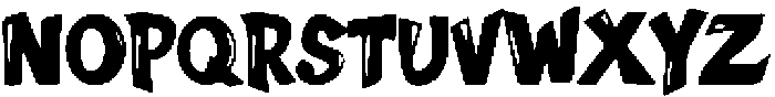 Quick Monster Regular otf (400) Font LOWERCASE