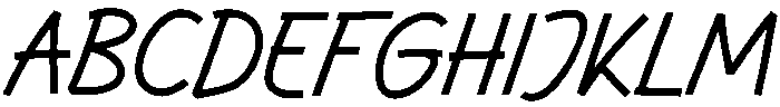 Quick-Note Regular otf (400) Font UPPERCASE