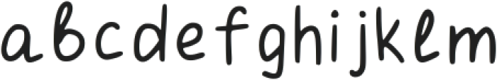 Quick Notes Regular otf (400) Font LOWERCASE