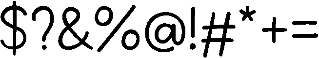 Quick Notes otf (400) Font OTHER CHARS