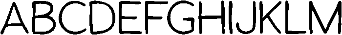 Quick Notes otf (400) Font UPPERCASE