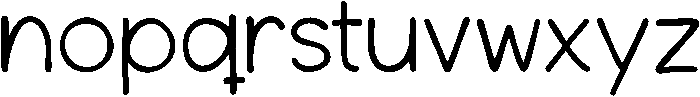 Quick Notes otf (400) Font LOWERCASE