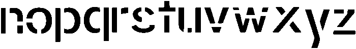 Quick Regular otf (400) Font LOWERCASE