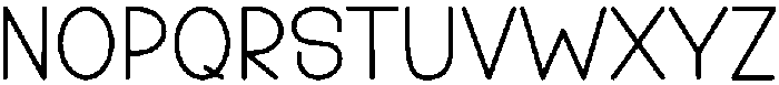 Quick Regular otf (400) Font UPPERCASE