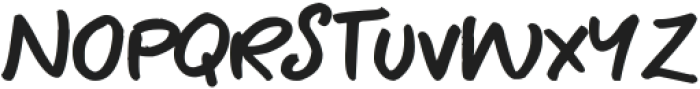 Quick Scrawl Bold otf (700) Font UPPERCASE