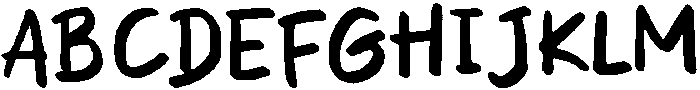 Quick Scribble otf (400) Font UPPERCASE