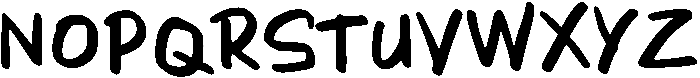 Quick Scribble otf (400) Font UPPERCASE