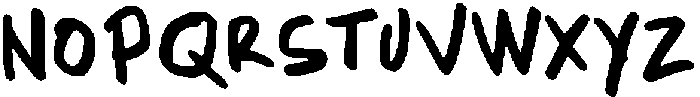 Quick Scribble otf (400) Font LOWERCASE