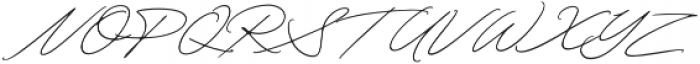 Quick Signature Pro Regular otf (400) Font UPPERCASE