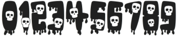 Quick Skull Regular otf (400) Font OTHER CHARS