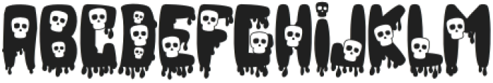 Quick Skull Regular otf (400) Font UPPERCASE