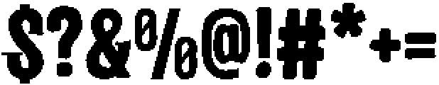 Quick Tail Display Regular otf (400) Font OTHER CHARS