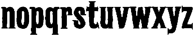 Quick Tail Display Regular otf (400) Font LOWERCASE