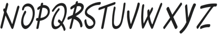 Quick Takeaway Handwritten otf (400) Font UPPERCASE