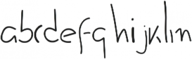Quick handwritten font ttf (400) Font LOWERCASE