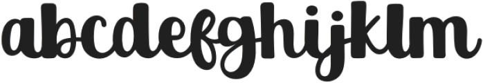 QuickPeach otf (400) Font LOWERCASE