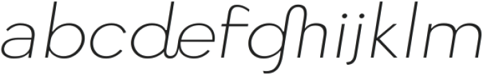 Quickflio ExtraLightItalic ttf (200) Font LOWERCASE