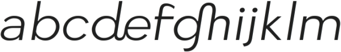 Quickflio LightItalic ttf (300) Font LOWERCASE