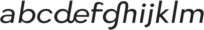 Quickflio RegularItalic ttf (400) Font LOWERCASE