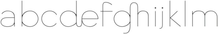 Quickflio Thin ttf (100) Font LOWERCASE