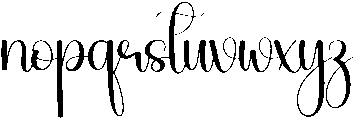 Quickly Regular otf (400) Font LOWERCASE