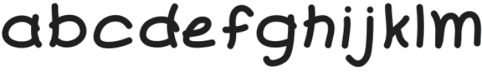 Quickly Regular otf (400) Font LOWERCASE