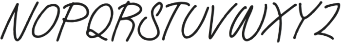Quickly Writing otf (400) Font UPPERCASE