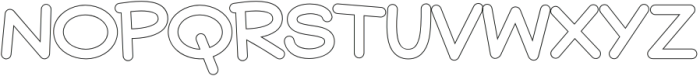 Quicknote Outline otf (400) Font UPPERCASE