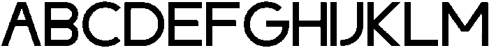 Quicko Typeface Bold otf (700) Font UPPERCASE