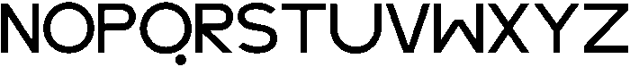 Quicko Typeface Bold otf (700) Font UPPERCASE
