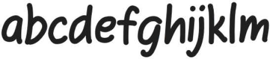 Quickory Regular otf (400) Font LOWERCASE
