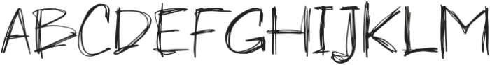 QuickyJacky Regular otf (400) Font UPPERCASE