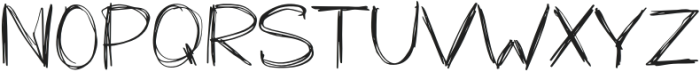 QuickyJacky Regular otf (400) Font UPPERCASE