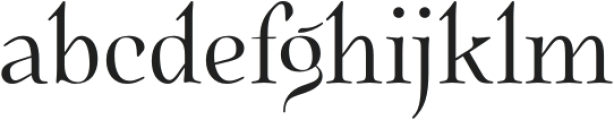 Quietism Display Light otf (300) Font LOWERCASE