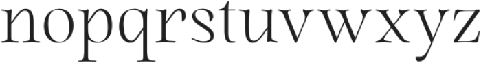 Quietism Display Thin otf (100) Font LOWERCASE