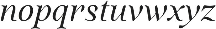 QuietismHigh-Italic otf (400) Font LOWERCASE