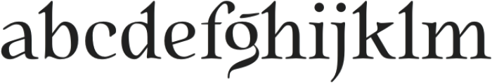 QuietismHigh-Regular otf (400) Font LOWERCASE