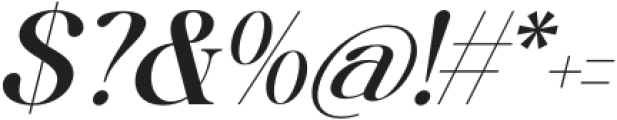 Quika Calletto Italic Italic otf (400) Font OTHER CHARS