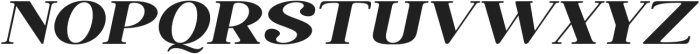 Quiketa Bold Expanded Slant otf (700) Font UPPERCASE
