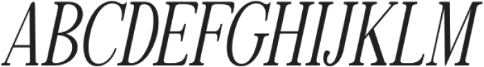 Quiketa Extra Light Condensed Slant otf (200) Font