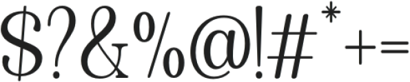 Quiketa Extra Light Semi Condensed otf (200) Font OTHER CHARS