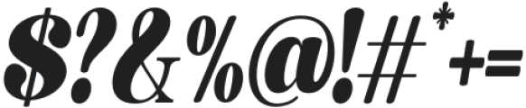 Quiketa Italic Black Condensed otf (900) Font OTHER CHARS