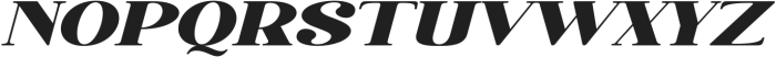 Quiketa Italic Black Expanded otf (900) Font UPPERCASE