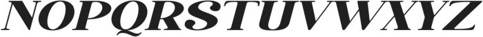 Quiketa Italic Bold Expanded otf (700) Font UPPERCASE