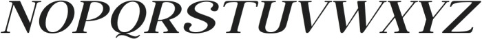Quiketa Italic Expanded otf (400) Font UPPERCASE
